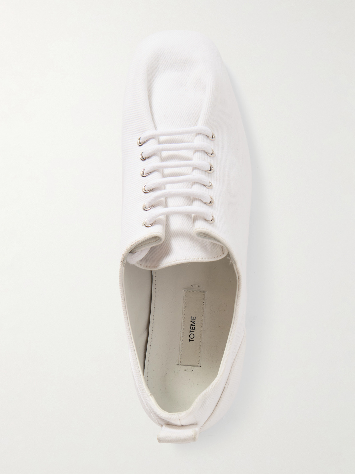 Recycled Cotton-Twill Sneakers