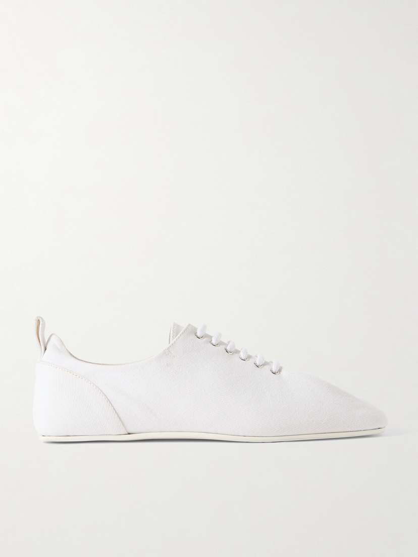Toteme — Recycled cotton-twill sneakers