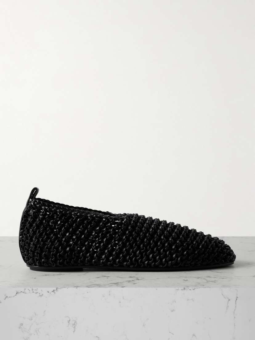 TOTEME Woven Leather Ballet Flats