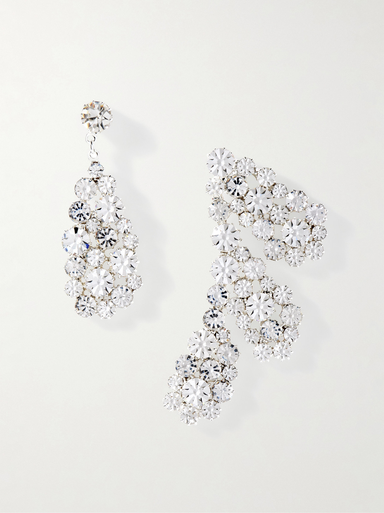 Magda Butrym Silver-tone Crystal Earrings