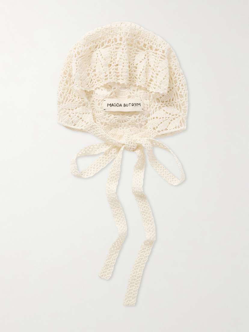Magda Butrym Crocheted Cotton Hat