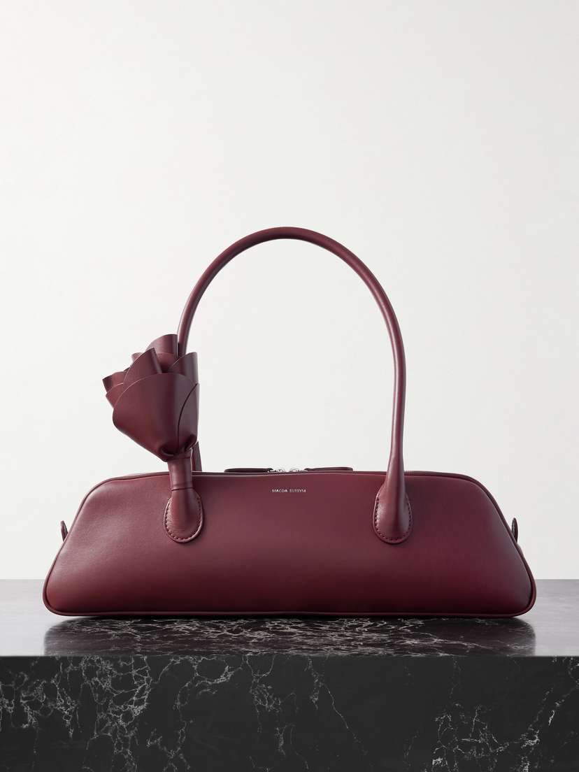 Magda Butrym Brigitte Trapeze Appliquéd Leather Tote