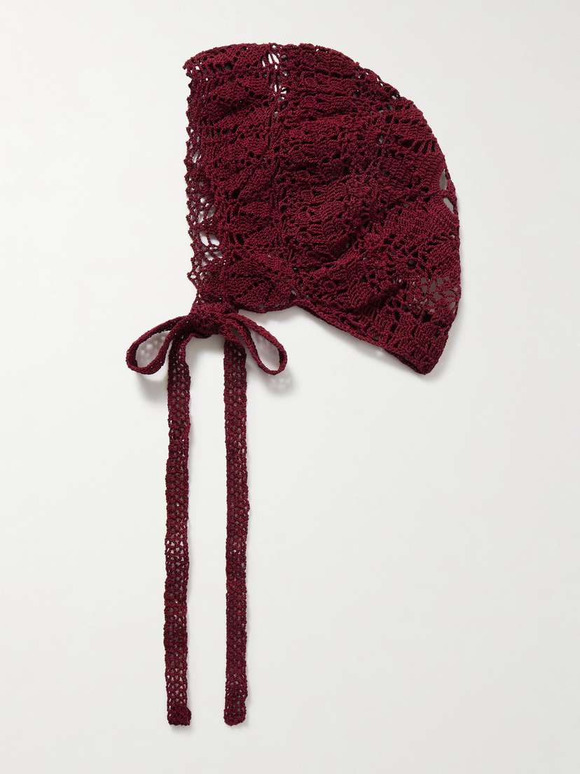 Magda Butrym Crocheted Cotton Hat