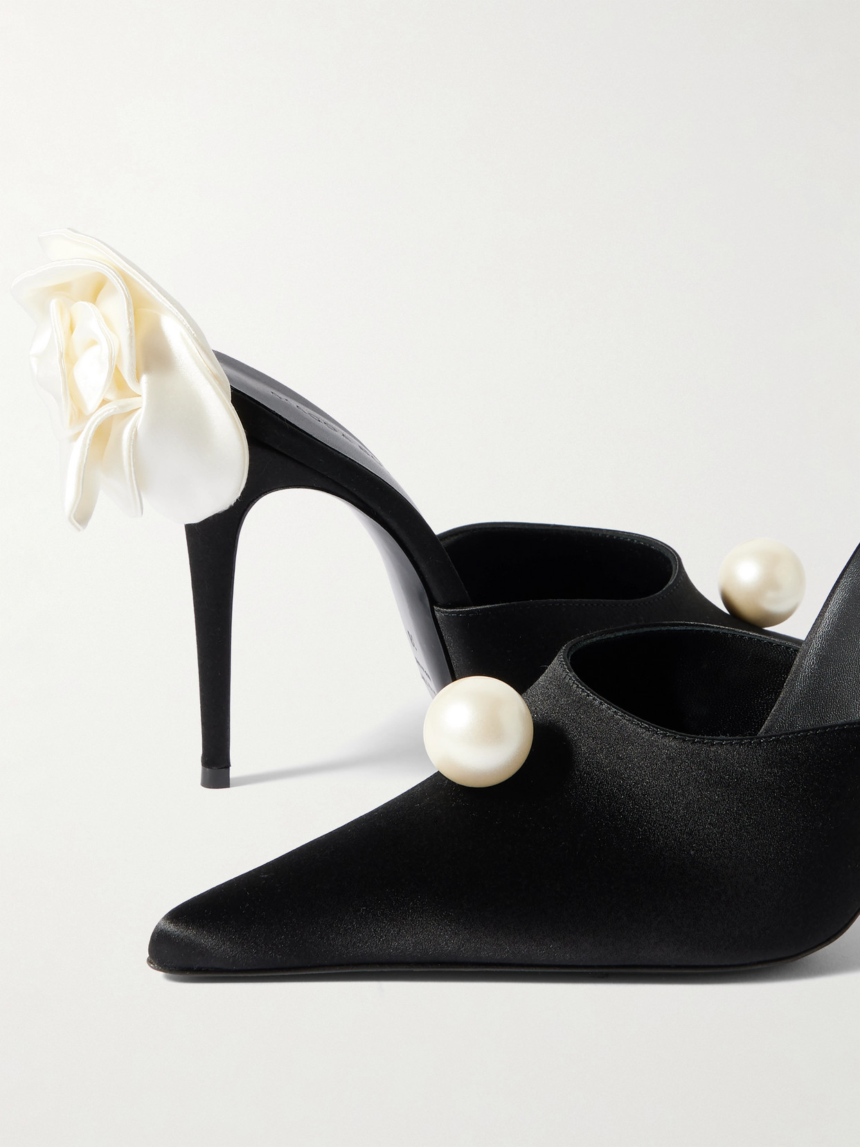 Magda Butrym Synthetic Fibers Mules In Black