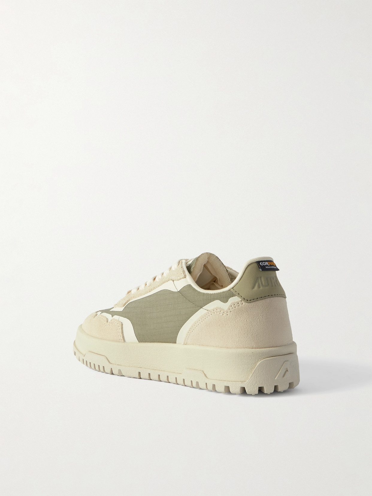 Wildpace Leather And Suede-Trimmed Ripstop Sneakers