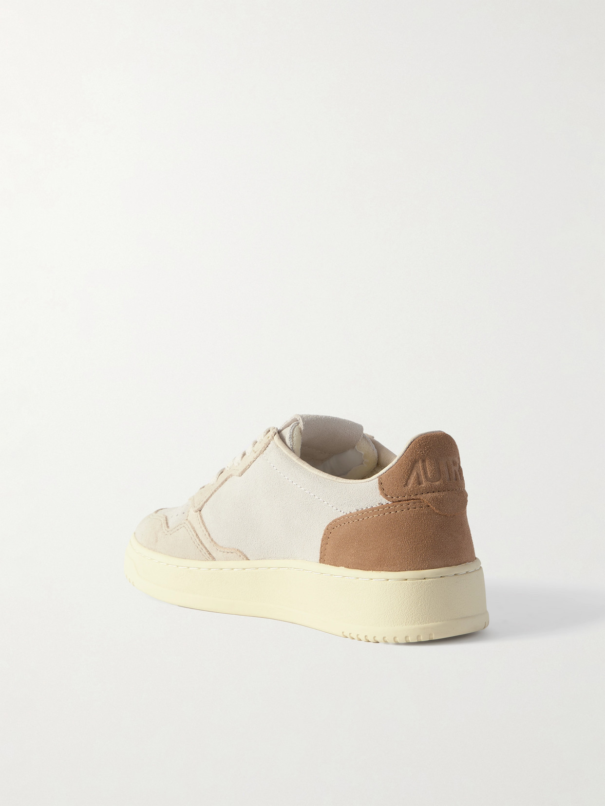 Autry Medalist Low Tric Suede Snd Cigar Sneakers In Neutrals