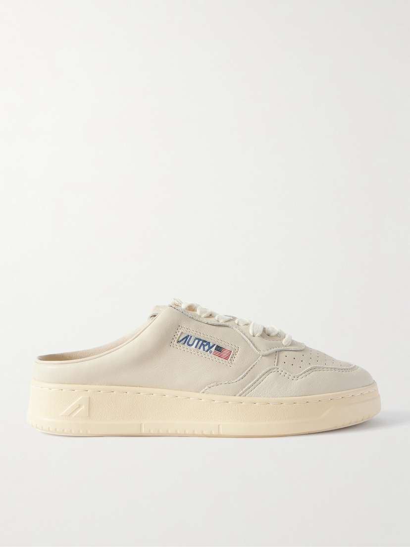 Autry Medalist Mule Leather Sneakers