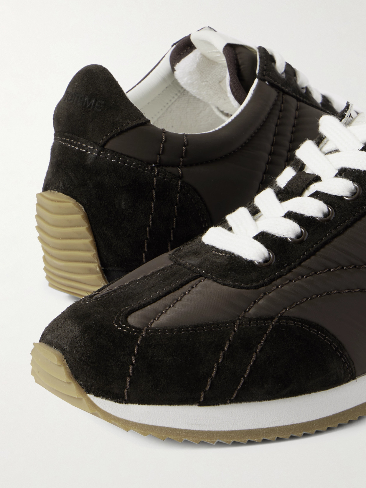 Totême Toteme Pre Nylon Low Top Sneakers In Gray