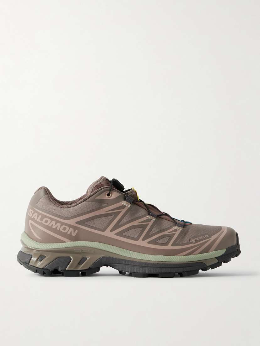 Salomon Xt-6 Rubber-trimmed Gore-tex Mesh Sneakers