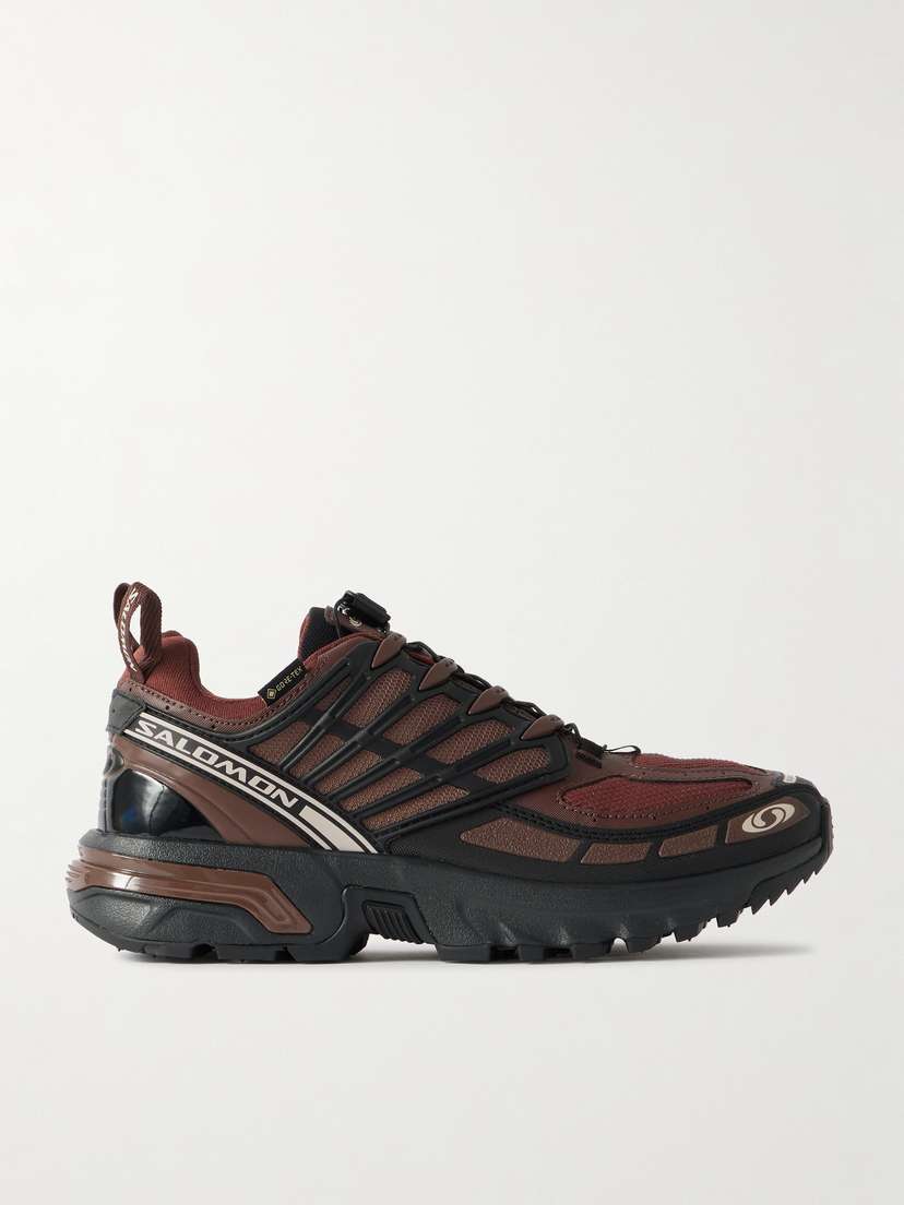 Salomon Acs Pro Gtx Rubber-trimmed Gore-tex Mesh Sneakers