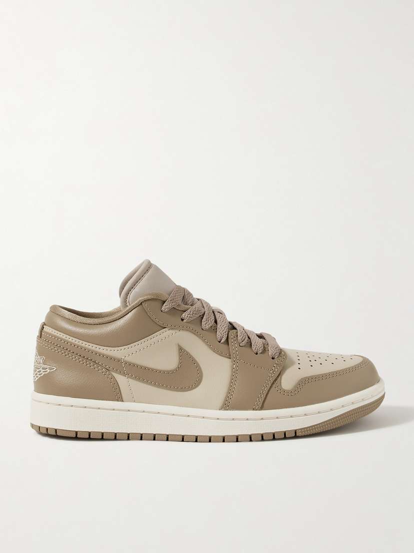 Nike Air Jordan 1 Low Leather Sneakers