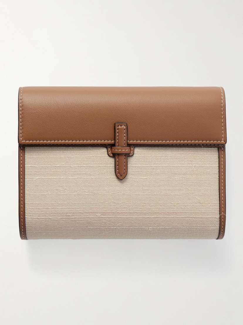 Hunting Season Fique And Leather Clutch