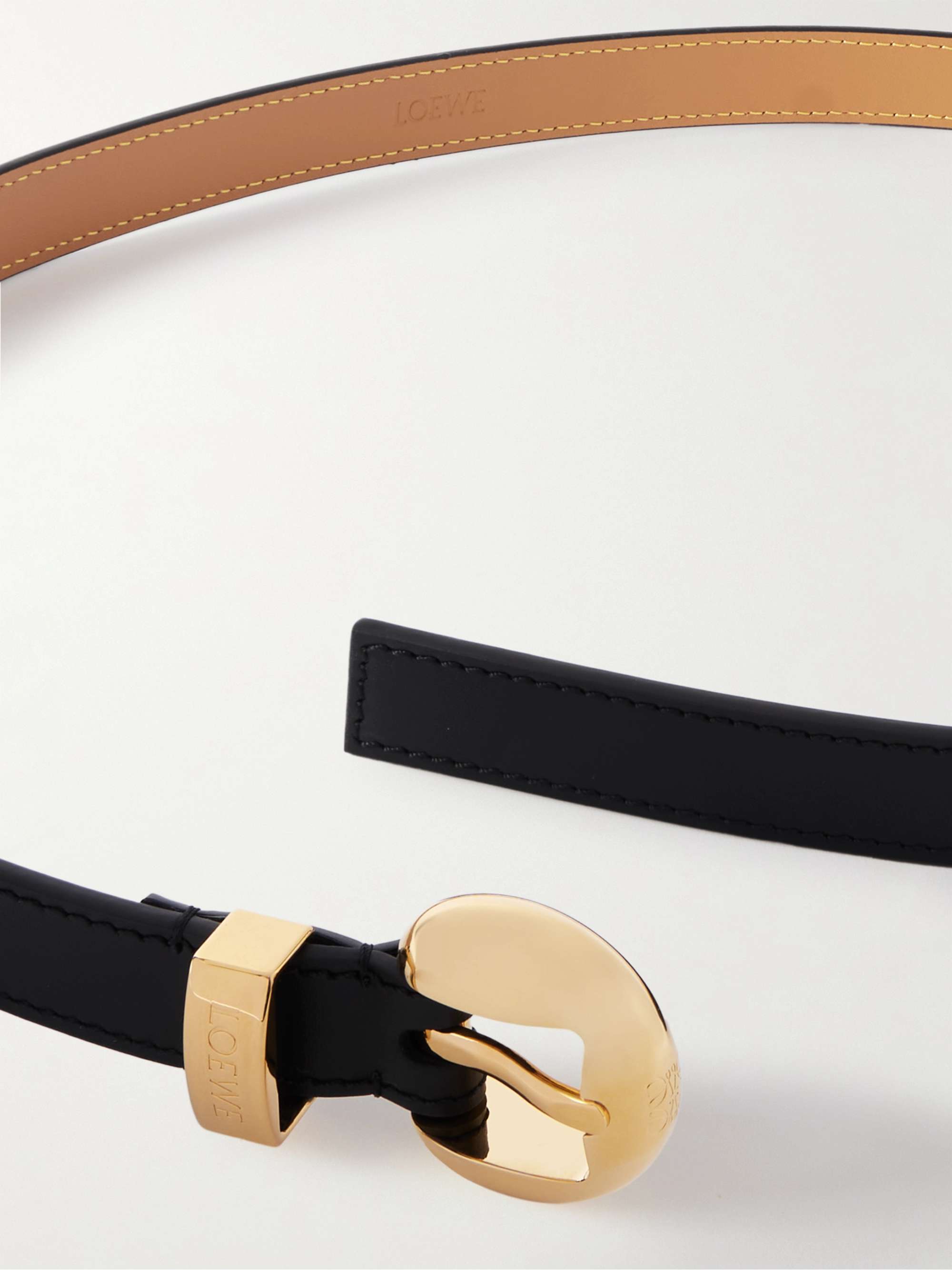LOEWE Pebble leather belt | NET-A-PORTER LOEWE Pebble leather belt | NET-A-PORTER