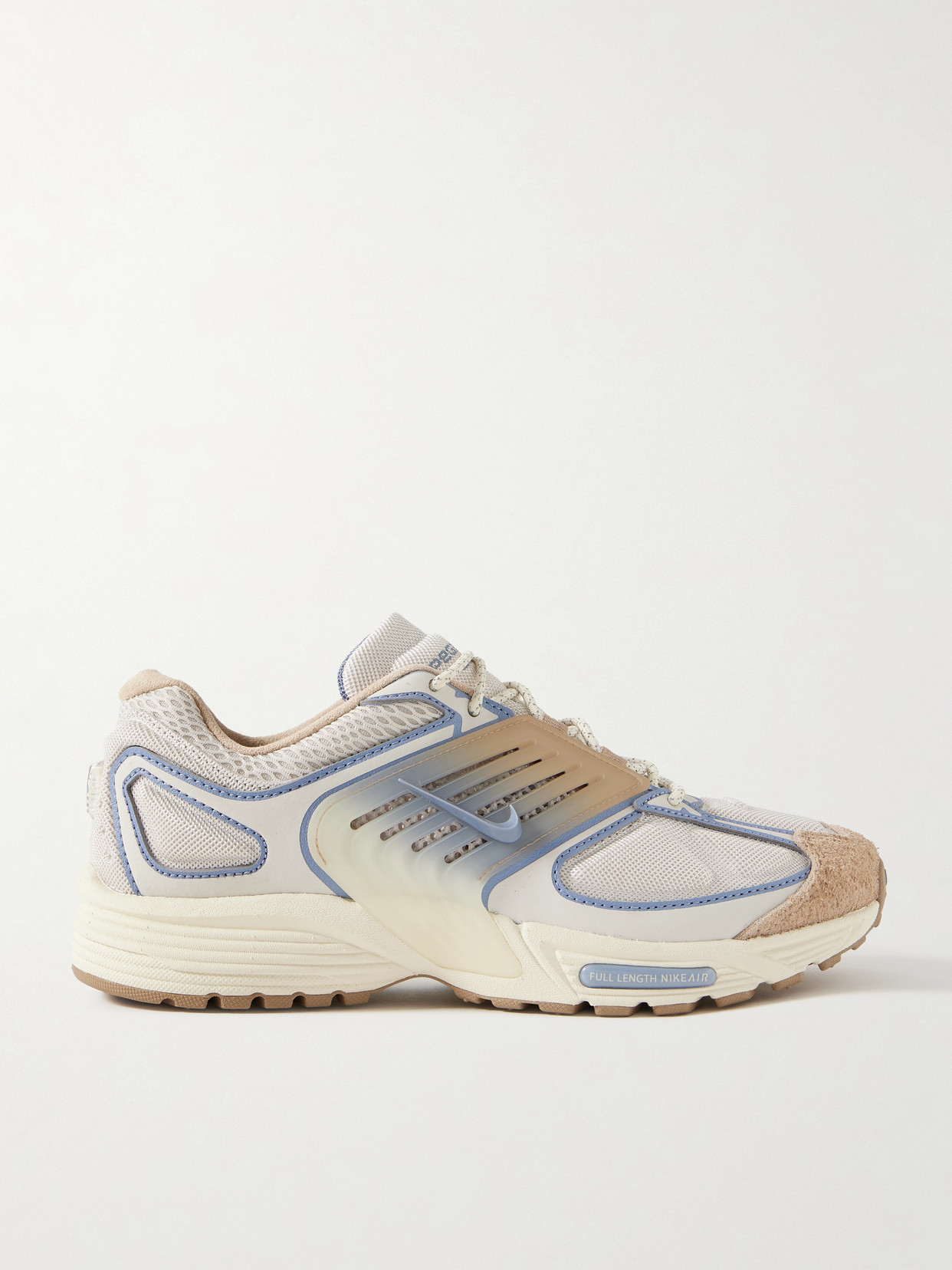 Nike Air Pegasus Wave Suede And Rubber-trimmed Mesh Sneakers In Off-white