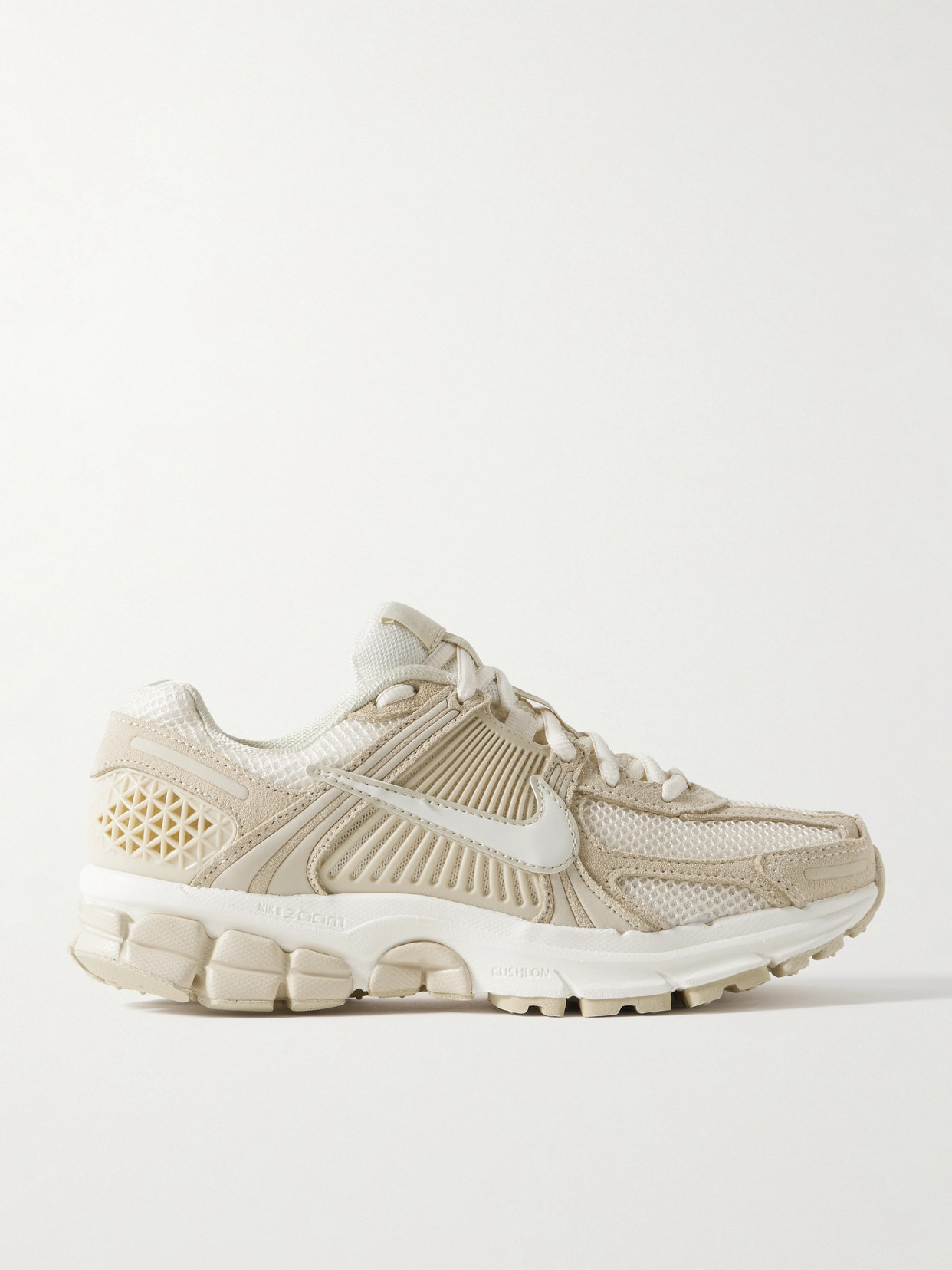Nike Zoom Vomero 5 Leather, Suede, Rubber And Mesh Sneakers In Cream