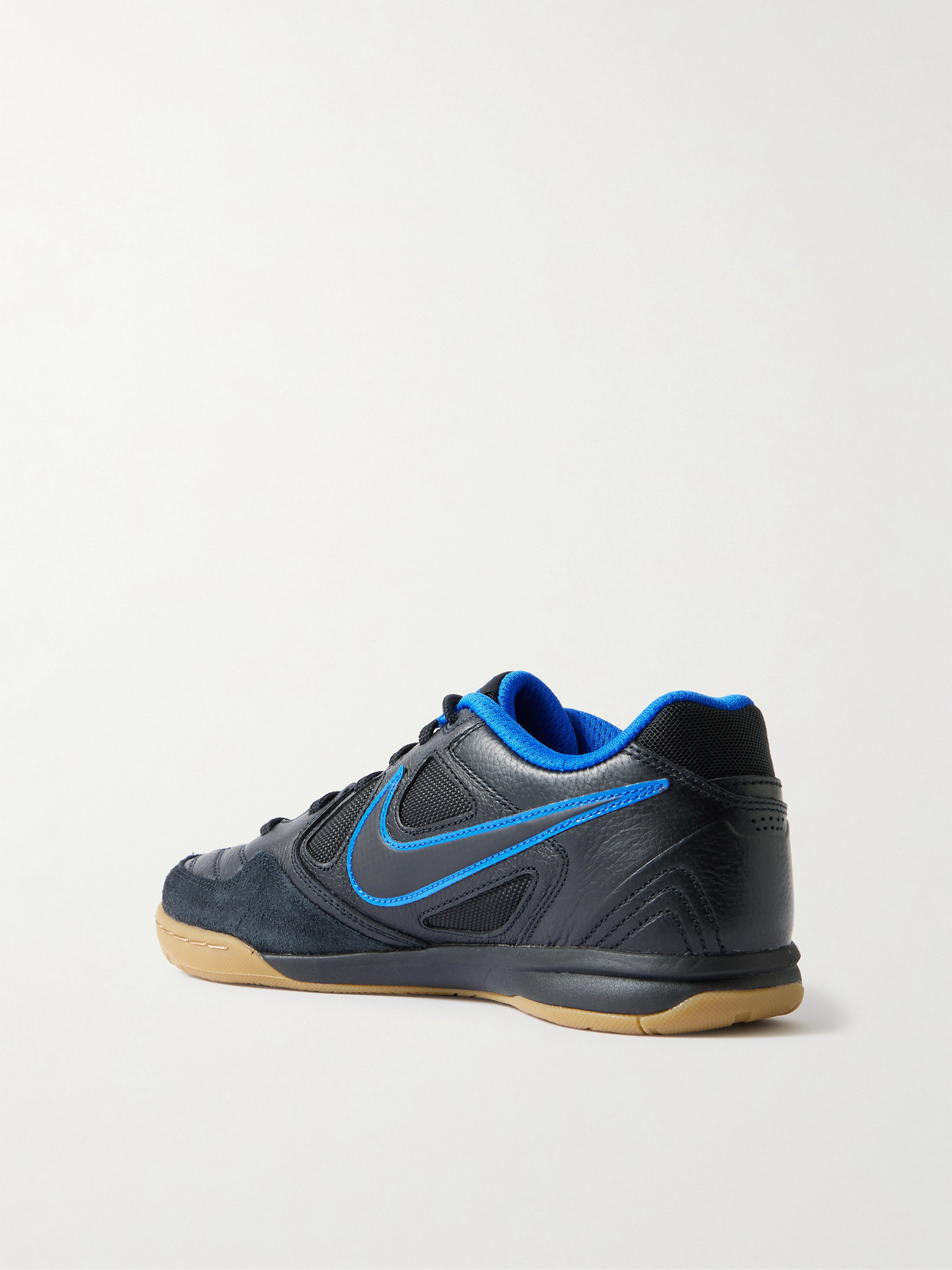 Gato Suede-Trimmed Leather And Sneakers