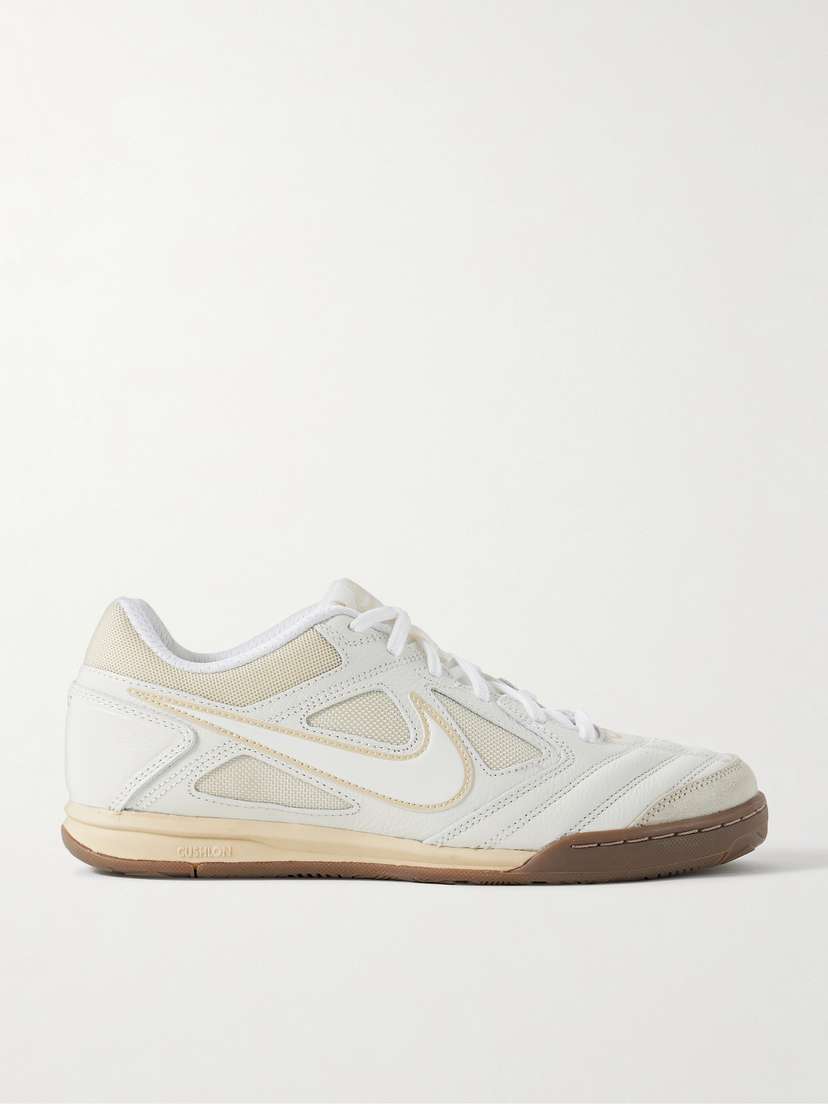 Nike Gato Suede-trimmed Mesh And Leather Sneakers