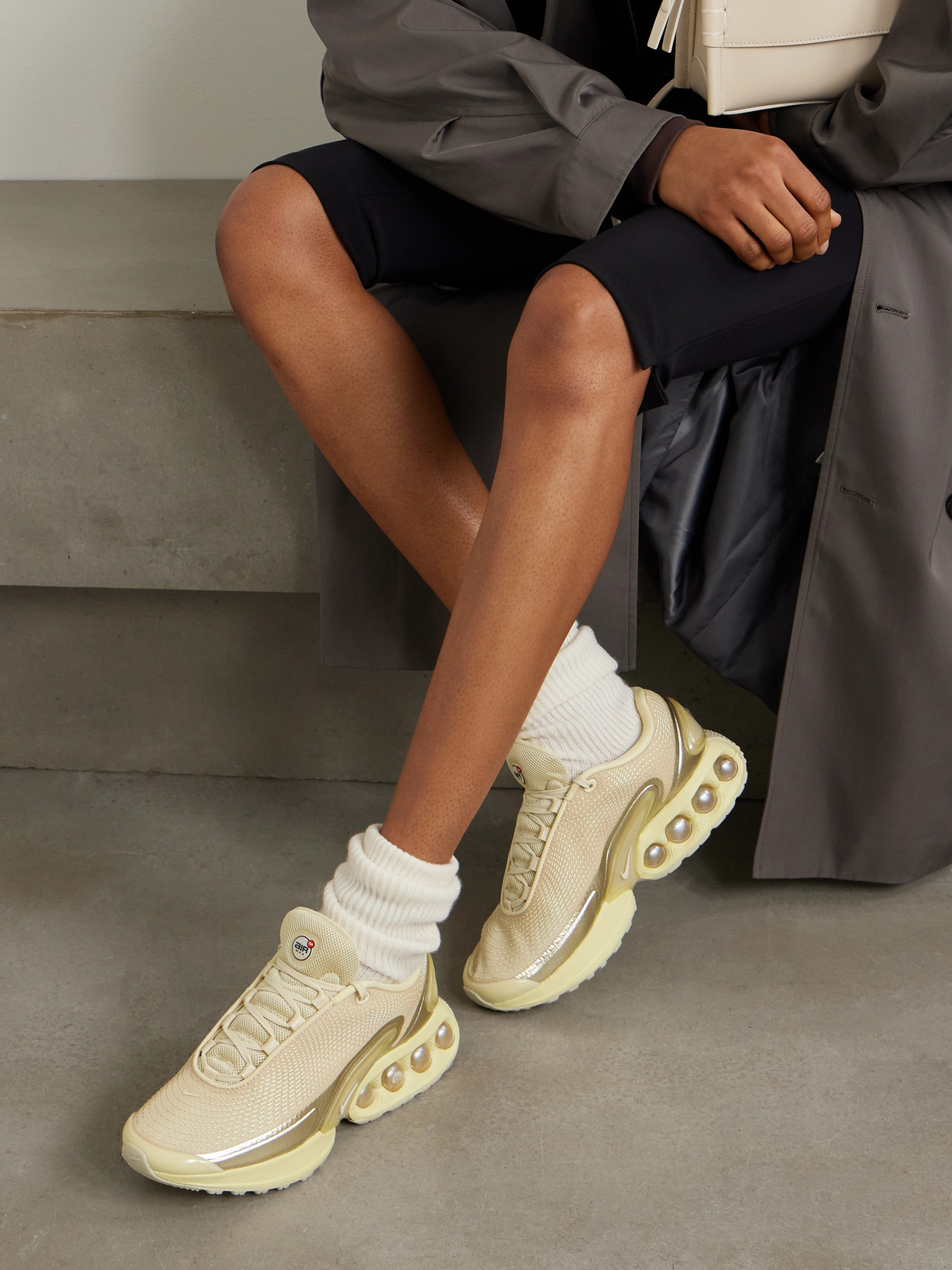 Air Max Dn Rubber-Trimmed Sneakers