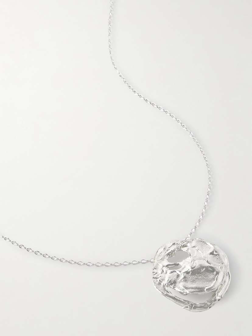 Alighieri The Crustacean Bookmark Recycled Silver Necklace