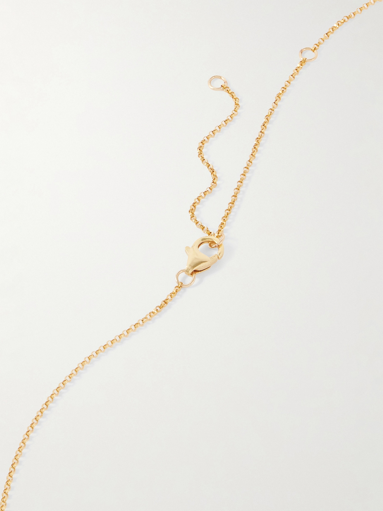 Alighieri The Poet's Lens Recycled Gold-plated Necklace In Gold