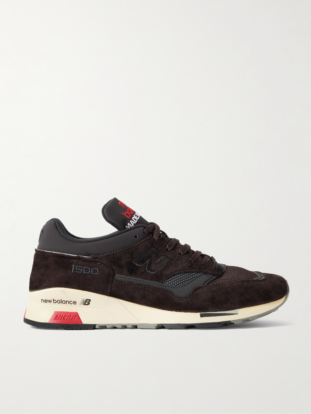 New Balance - 1500 Paneled Mesh And Rubber Sneakers - Black