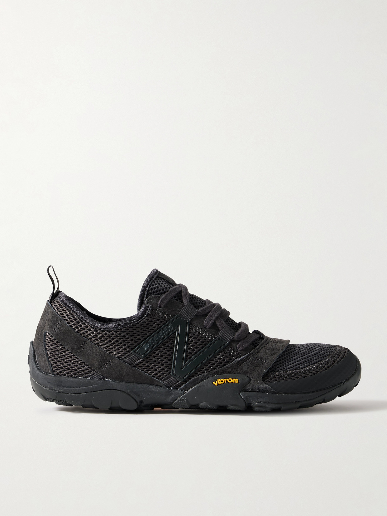 New Balance Minimus Suede And Rubber-trimmed Mesh Sneakers In Gray