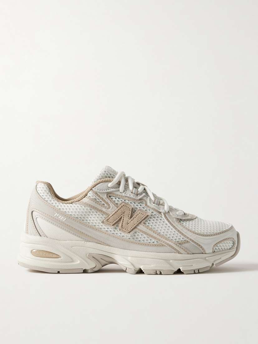 New Balance 740 Leather And Suede-trimmed Mesh Sneakers
