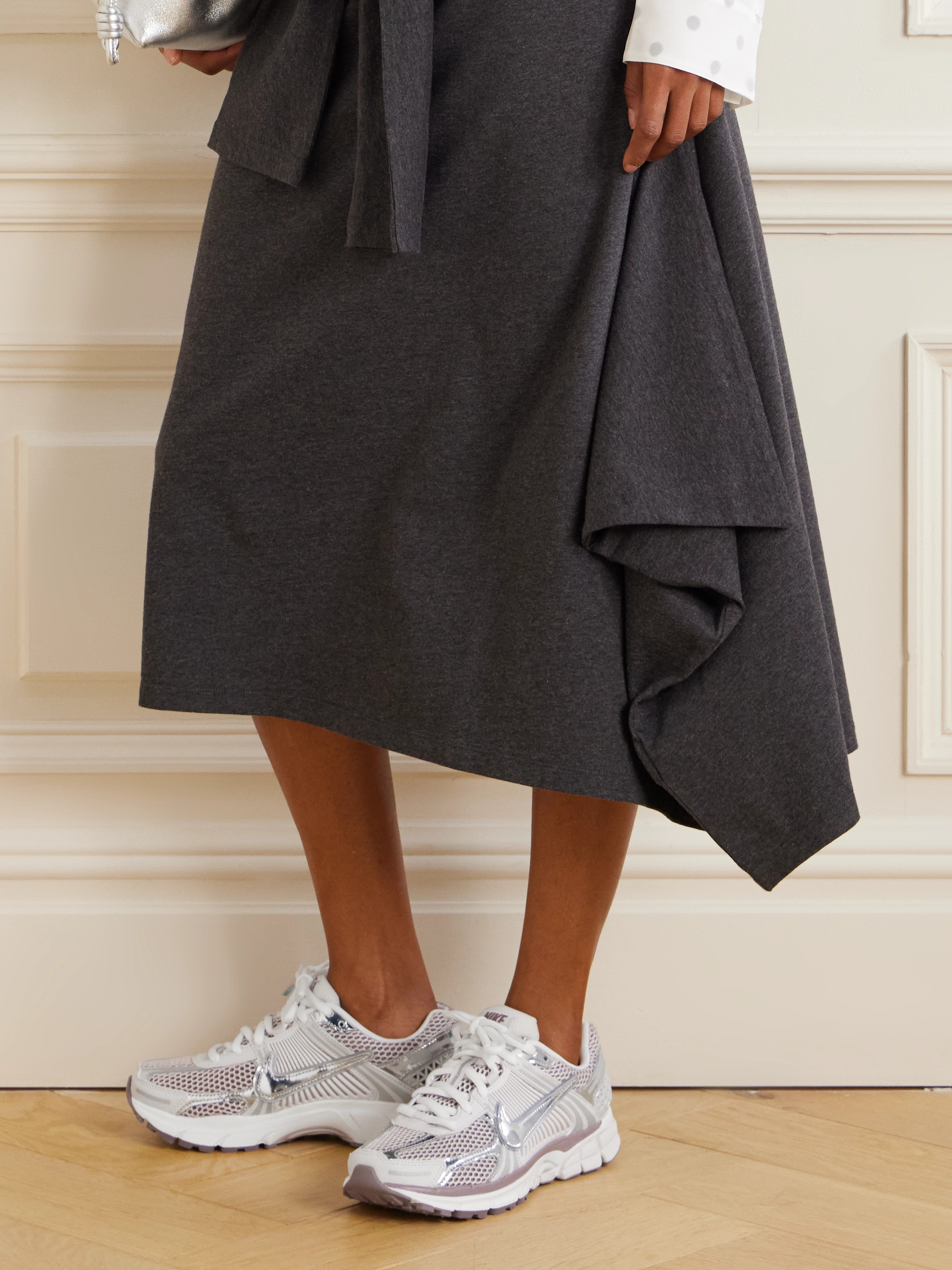 Nike Zoom Vomero 5 leather and rubber-trimmed mesh sneakers