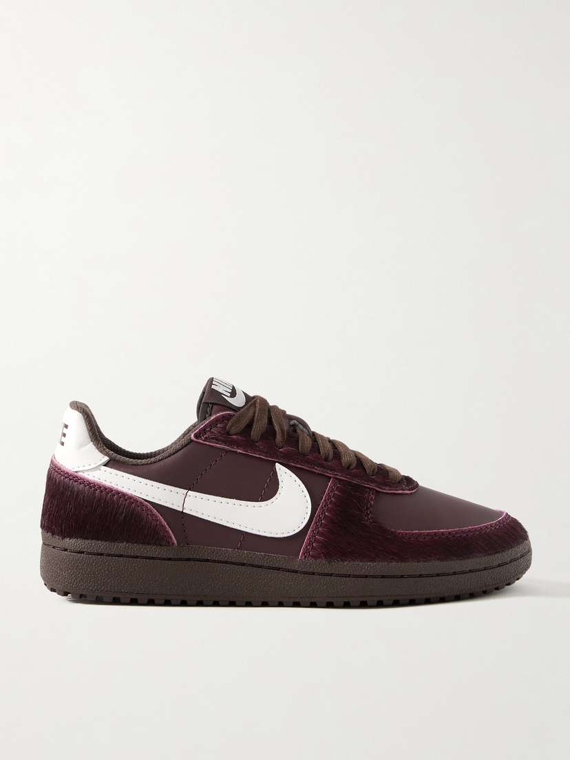 Nike Field General Leather And Calf Hair Sneakers