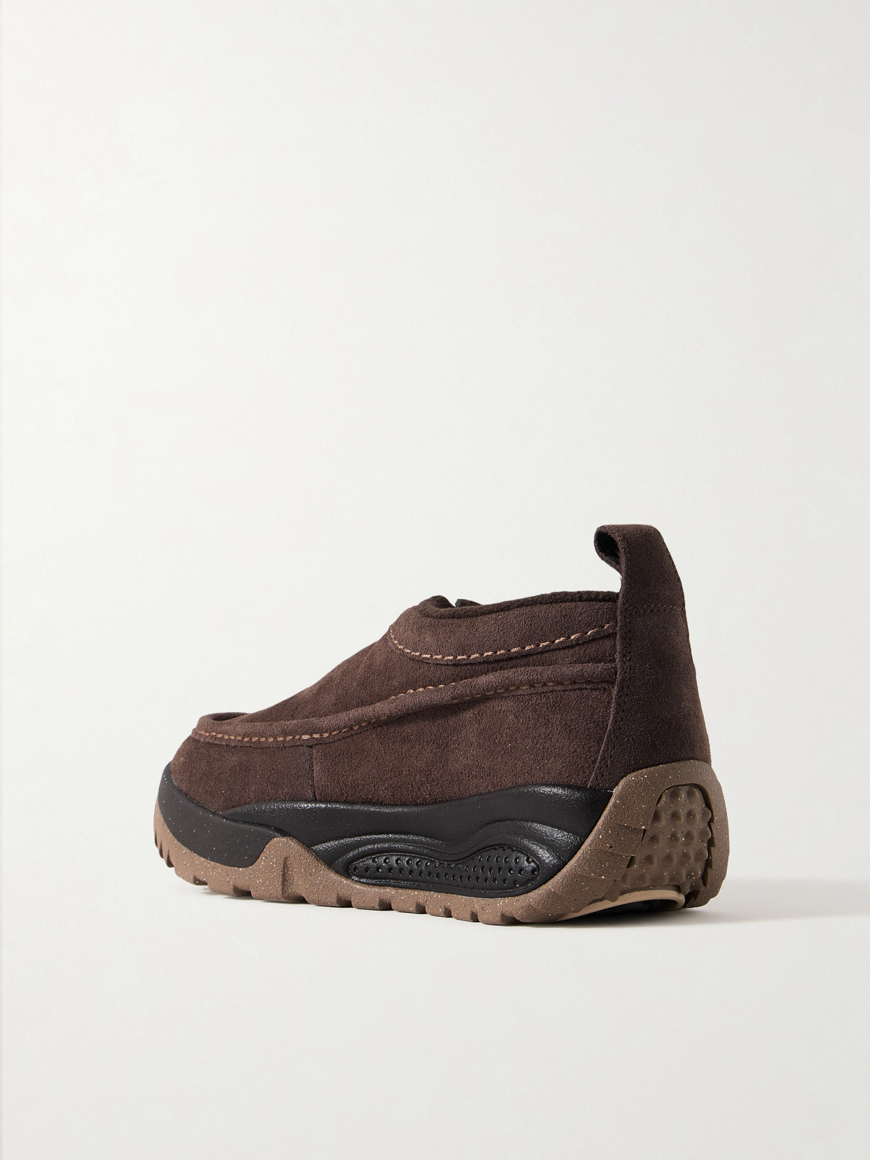NIKE ACG IZY RUBBER-TRIMMED SUEDE SNEAKERS