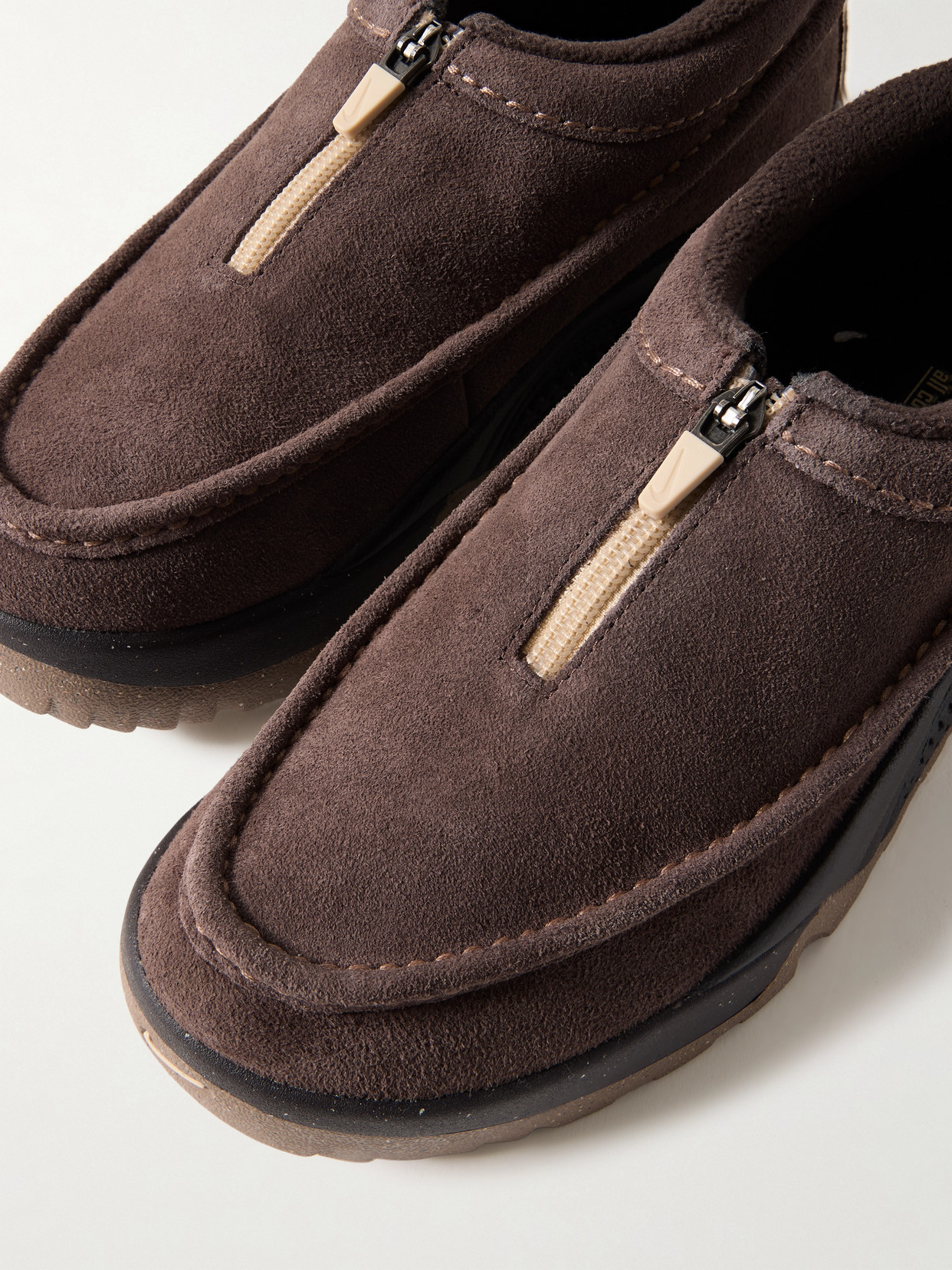 NIKE ACG IZY RUBBER-TRIMMED SUEDE SNEAKERS