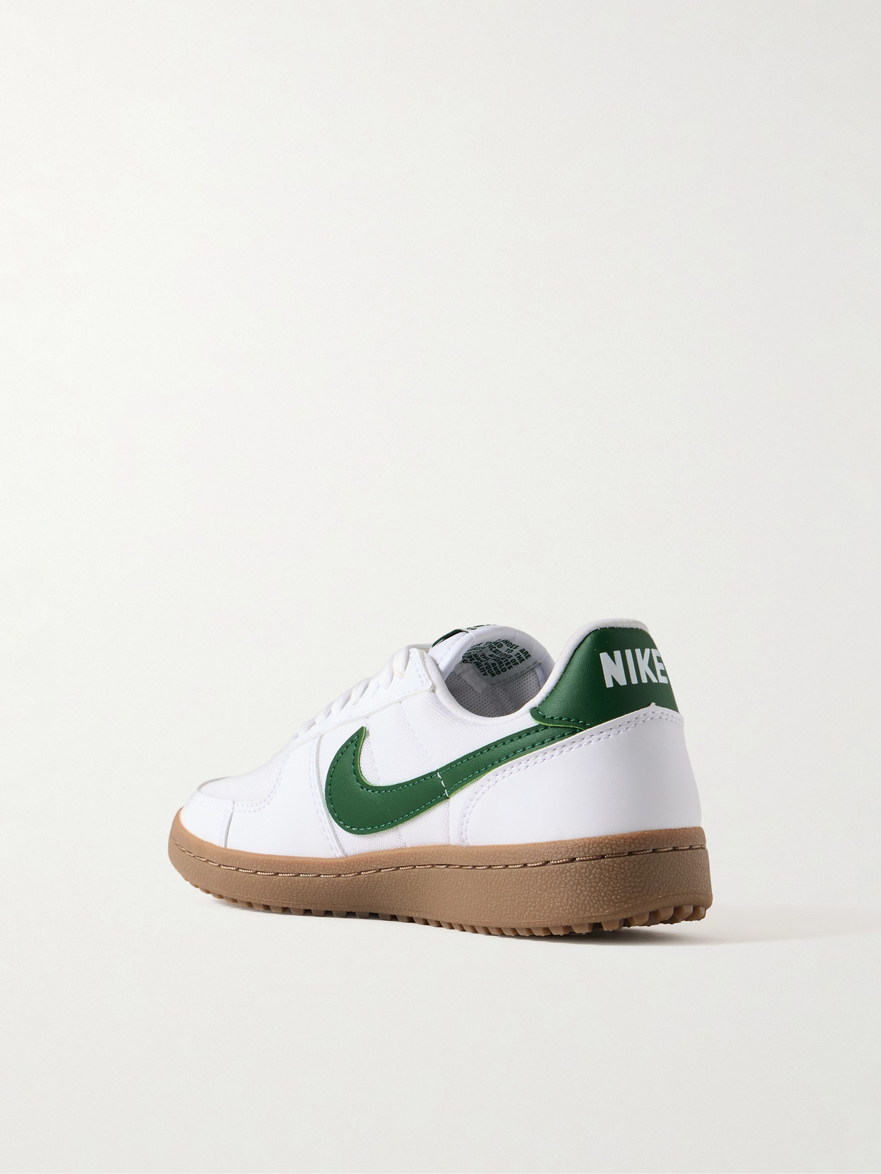 NIKE FIELD GENERAL LEATHER-TRIMMED MESH SNEAKERS