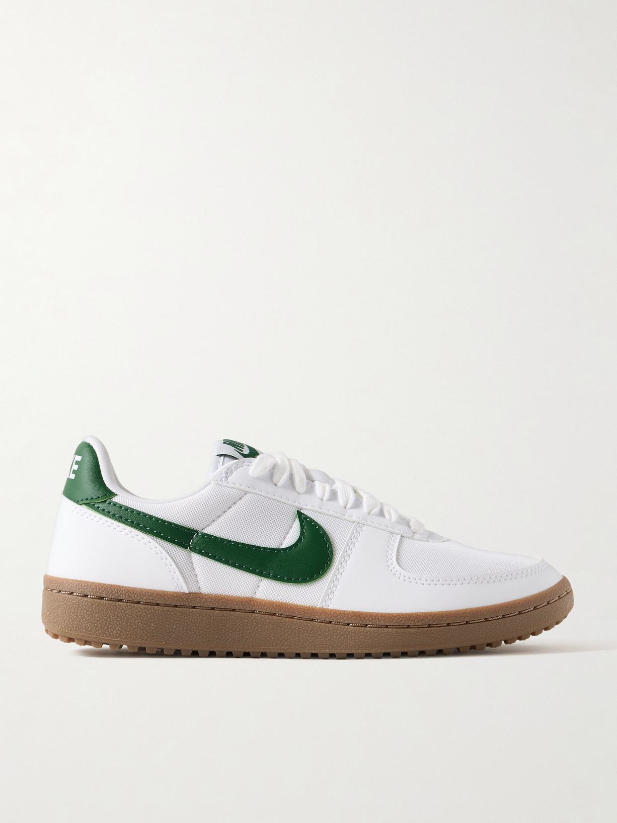 Nike - Field General Leather-trimmed Mesh Sneakers - White