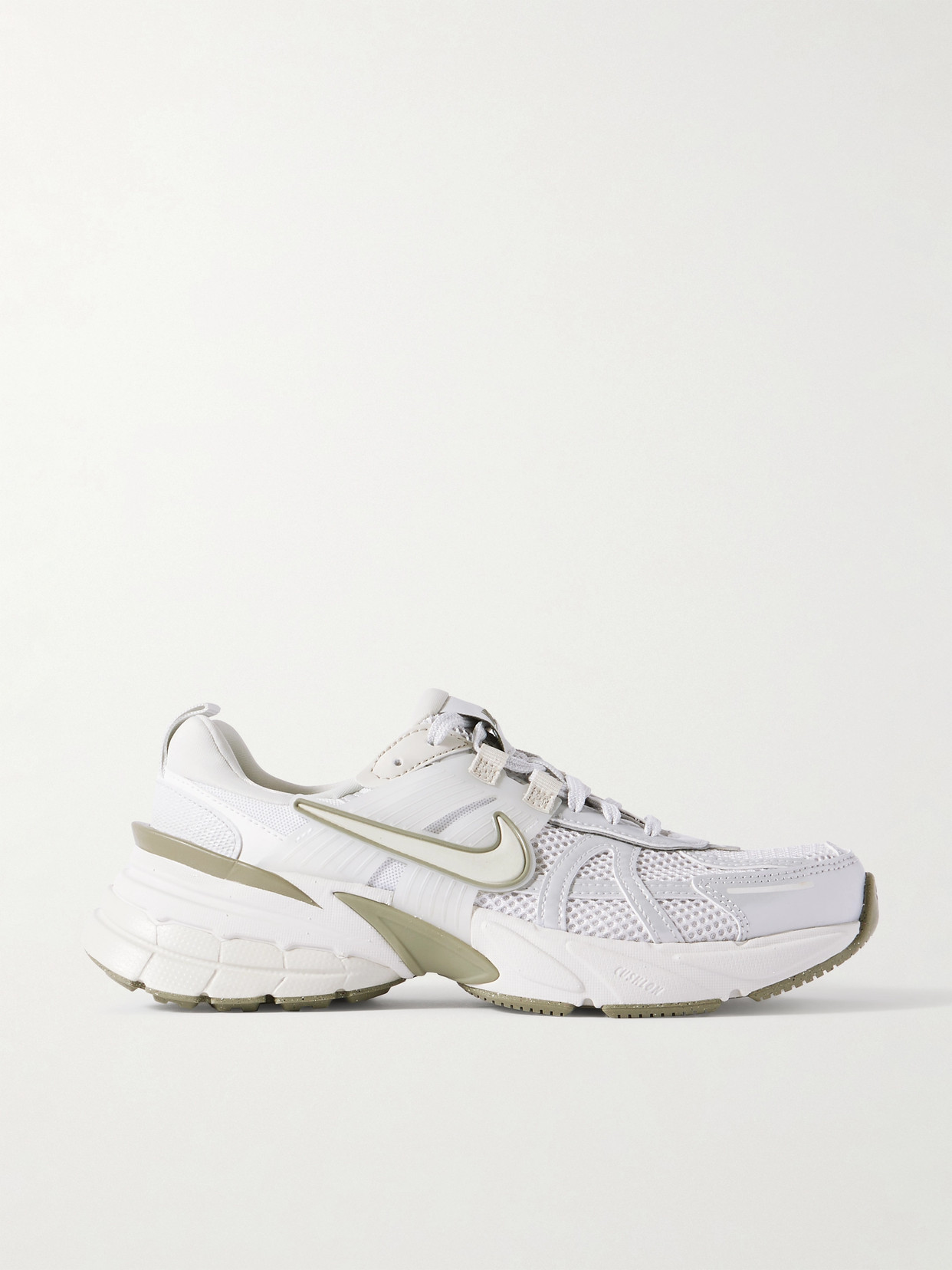 Nike - V2k Run Rubber-trimmed Mesh Sneakers - White