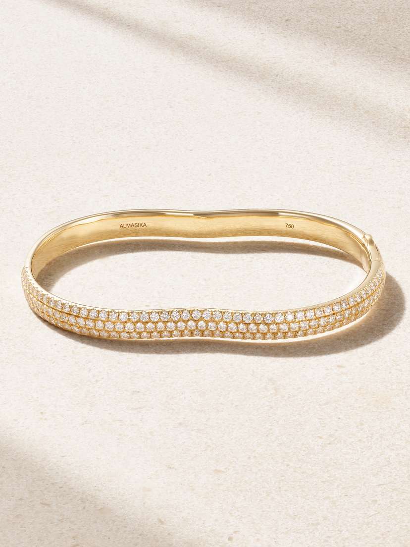 Almasika Berceau 18-karat Gold Diamond Bracelet