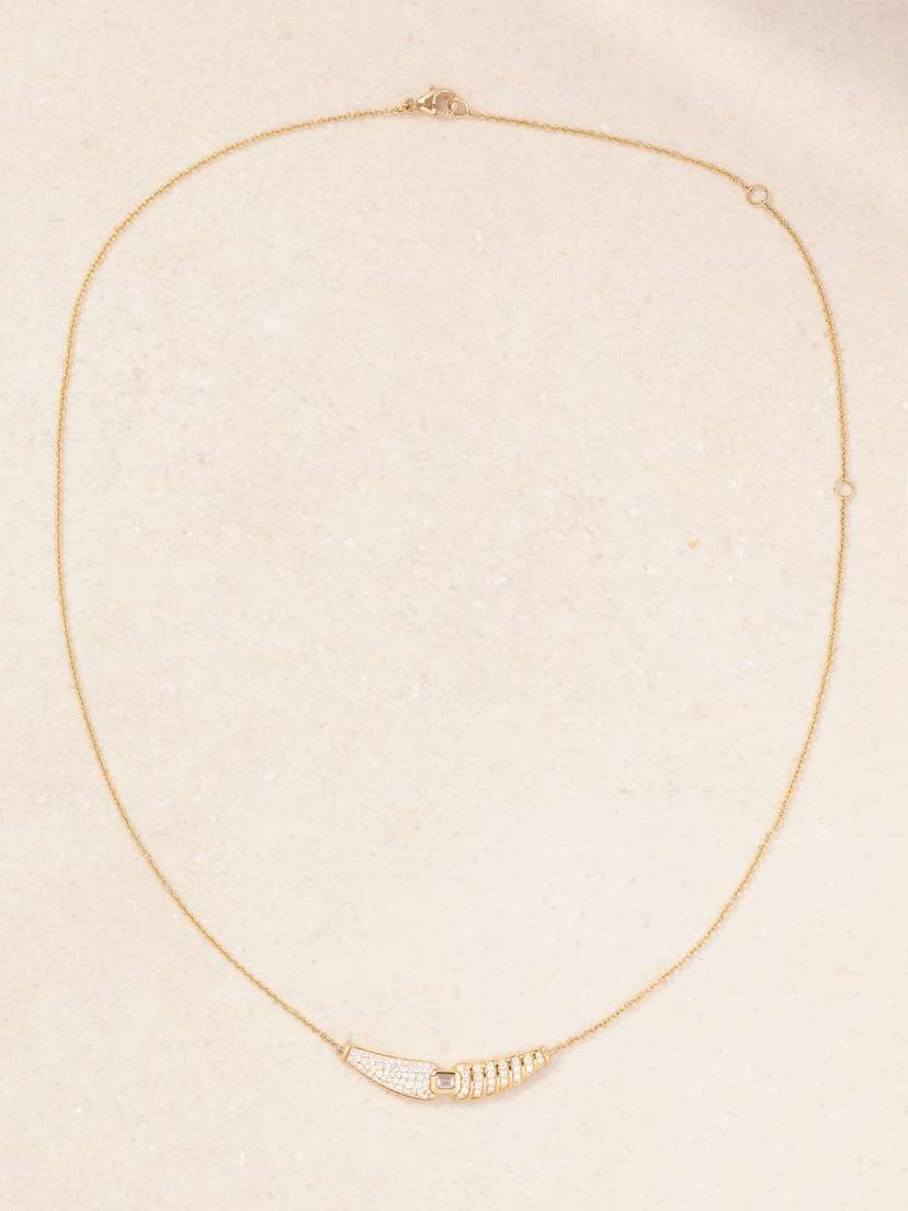 Almasika Adiré 18-karat Gold Diamond Necklace