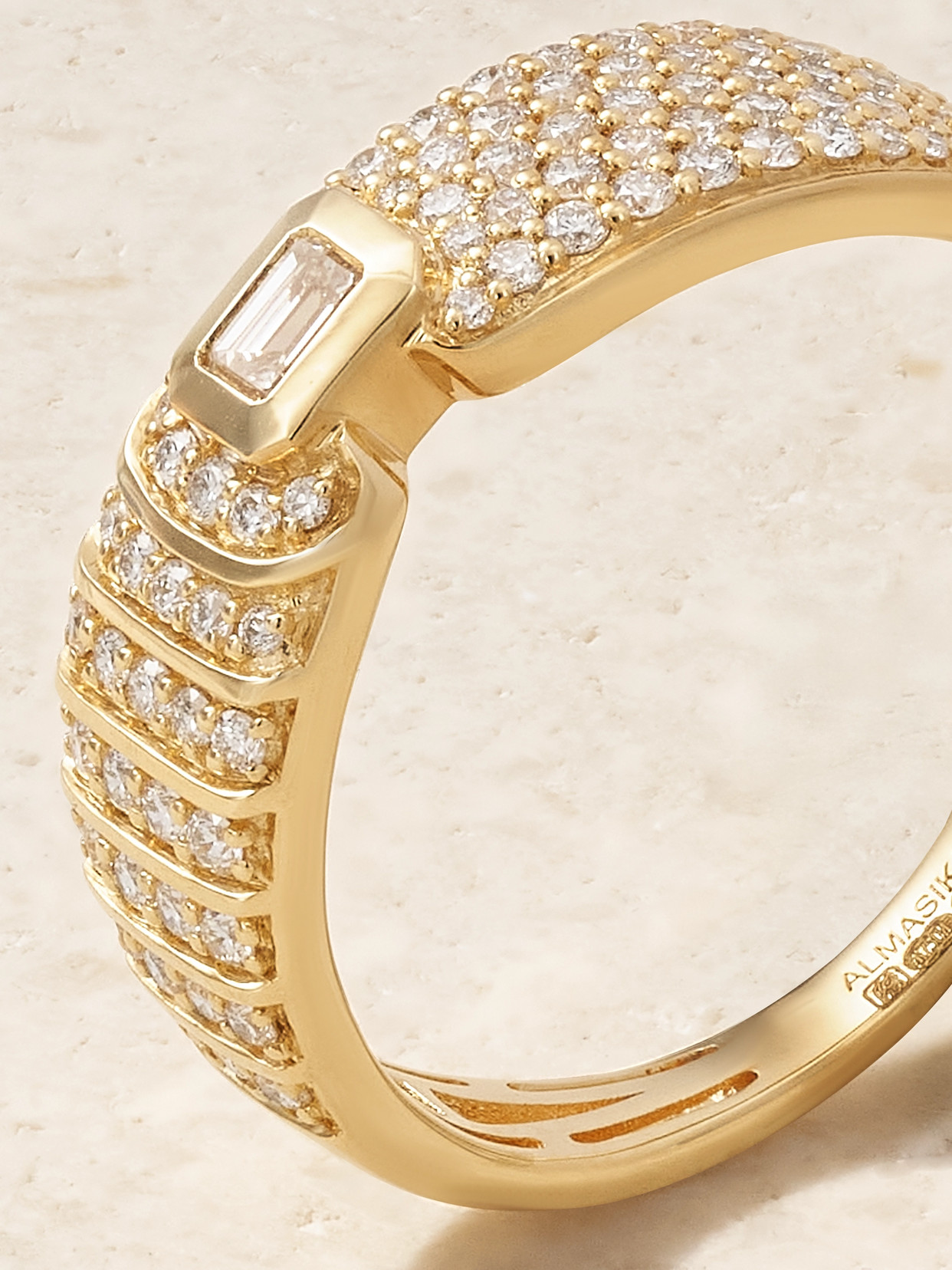 Almasika Adiré 18-karat Gold Diamond Ring In Gold