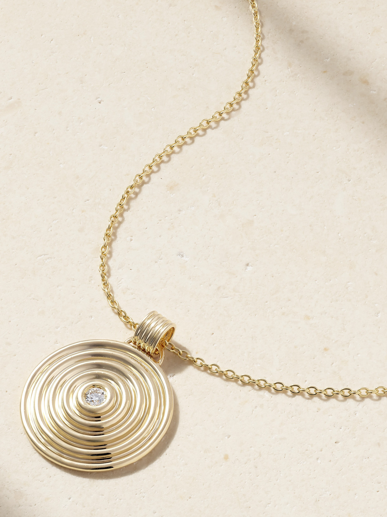 Almasika - Universum 18-karat Gold Diamond Necklace - One size