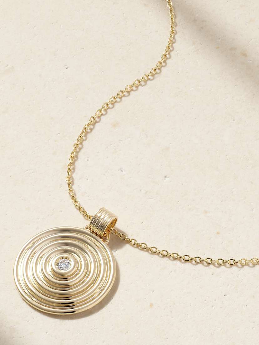 Almasika Universum 18-karat Gold Diamond Necklace