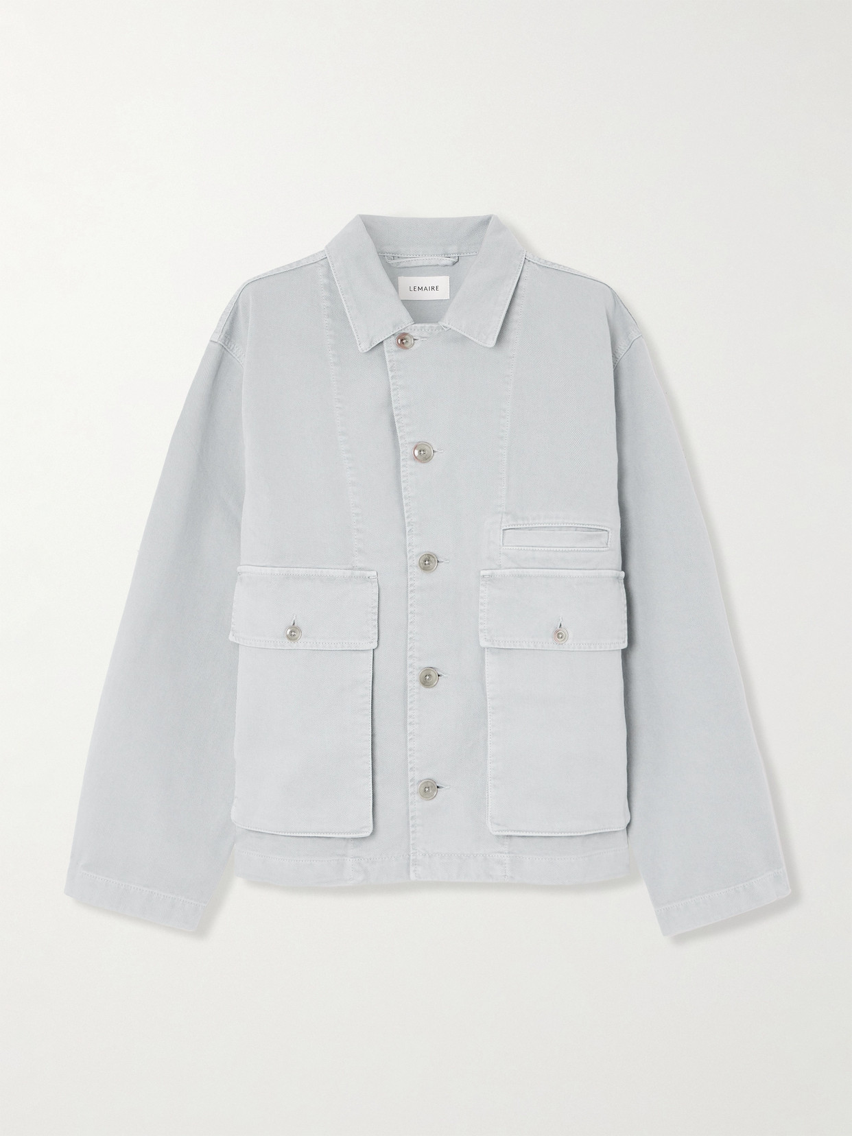 Lemaire Oversized Denim Jacket In Blue