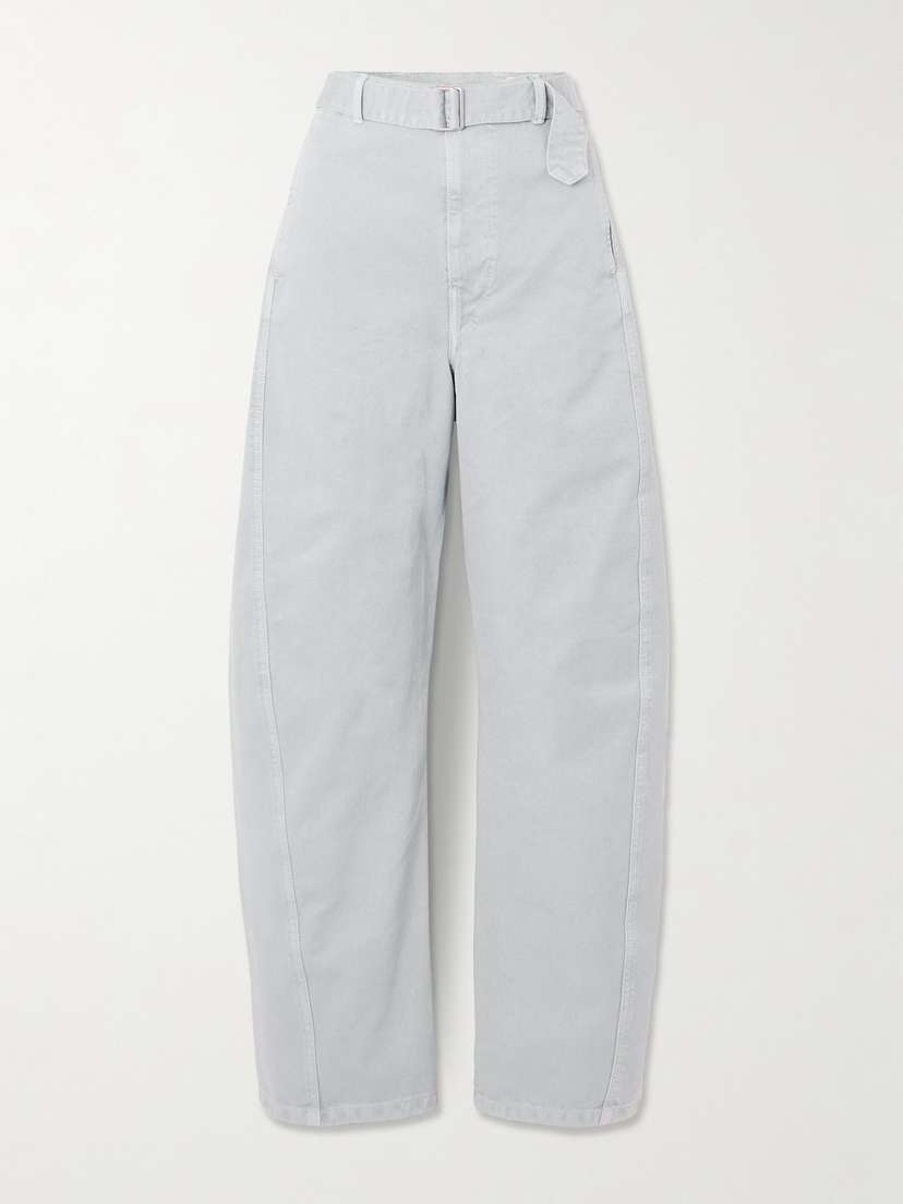 Lemaire Twisted Belted High-rise Barrel-leg Jeans - x large