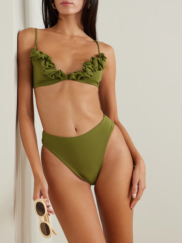 Maygel Coronel Krassi ruffled bikini