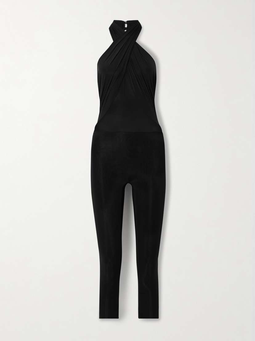 Maygel Coronel Circe Stretch-jersey Halterneck Jumpsuit