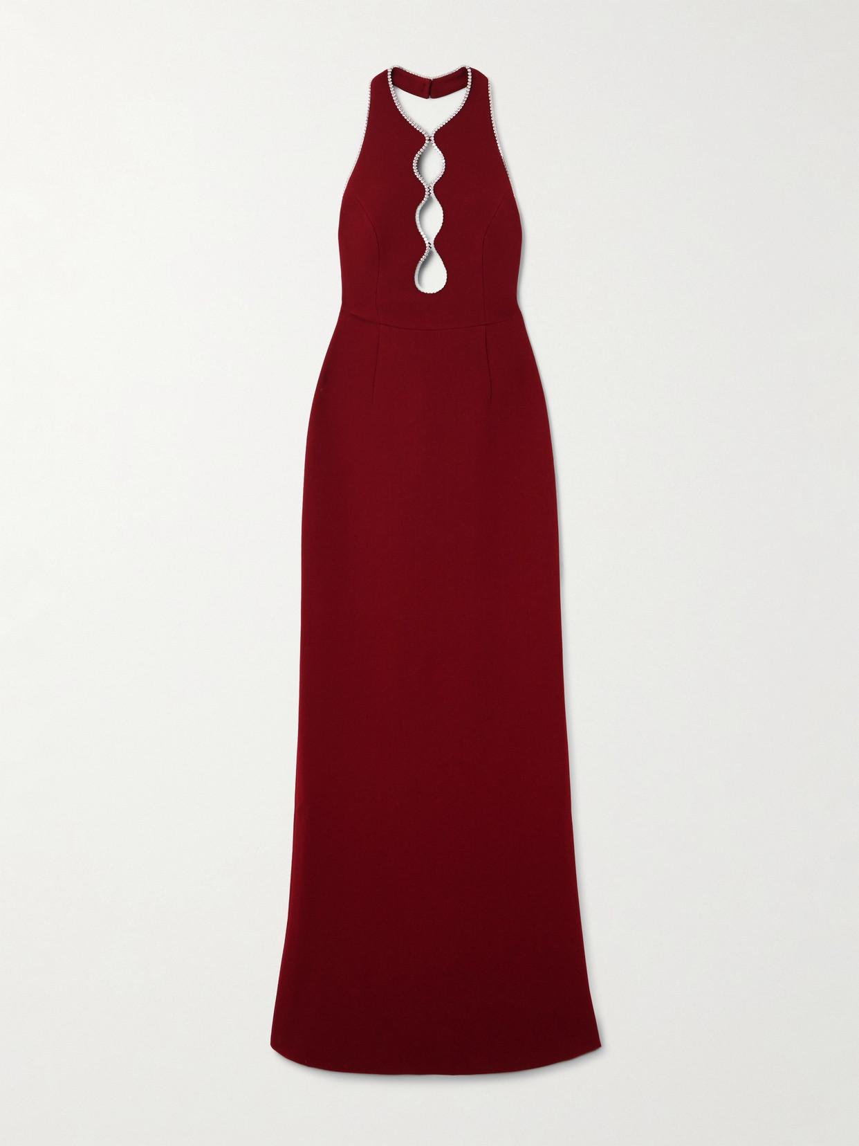 Rebecca Vallance Akari Gown In Burgundy