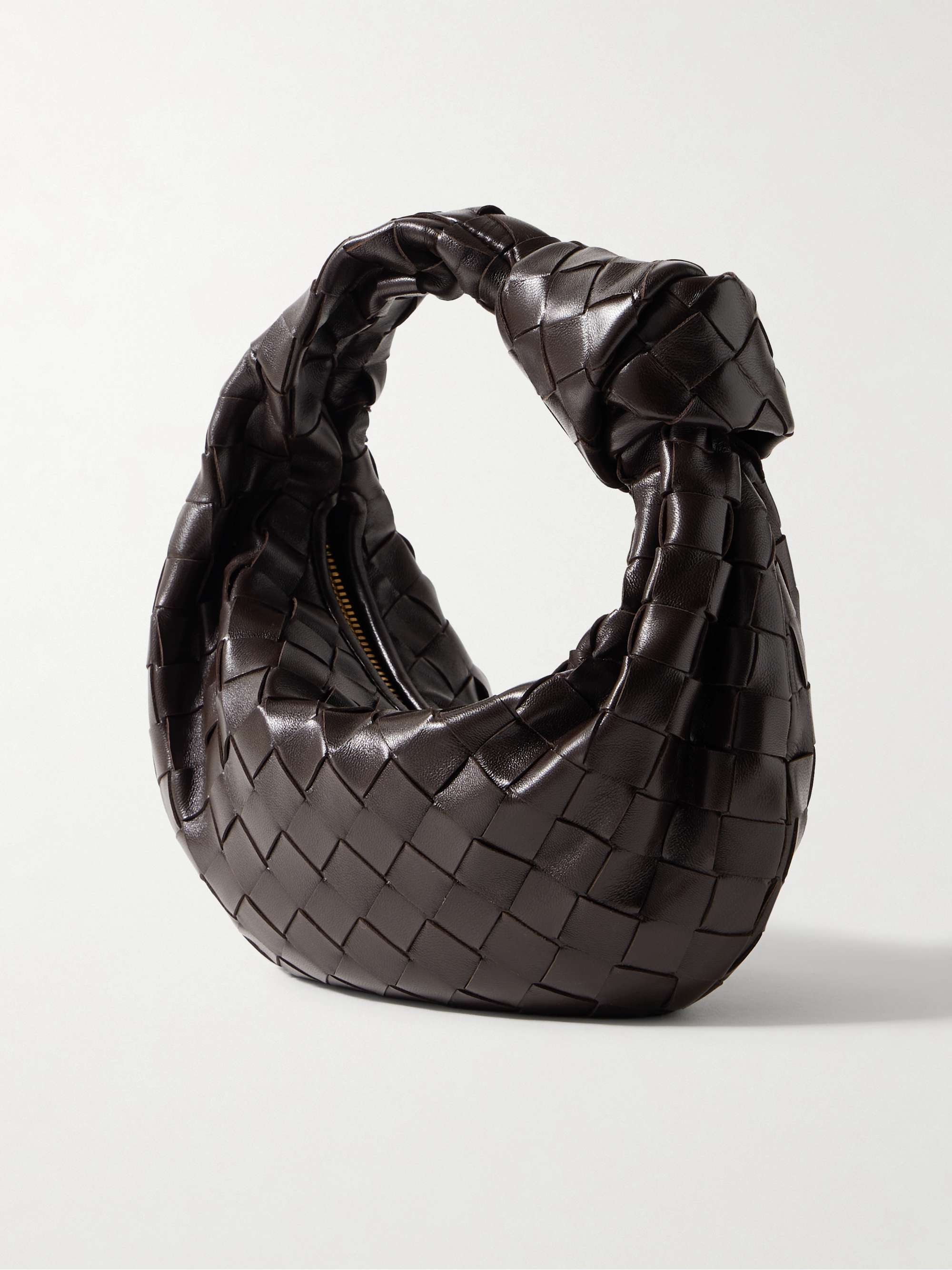 BOTTEGA VENETA Jodie mini knotted intrecciato leather tote