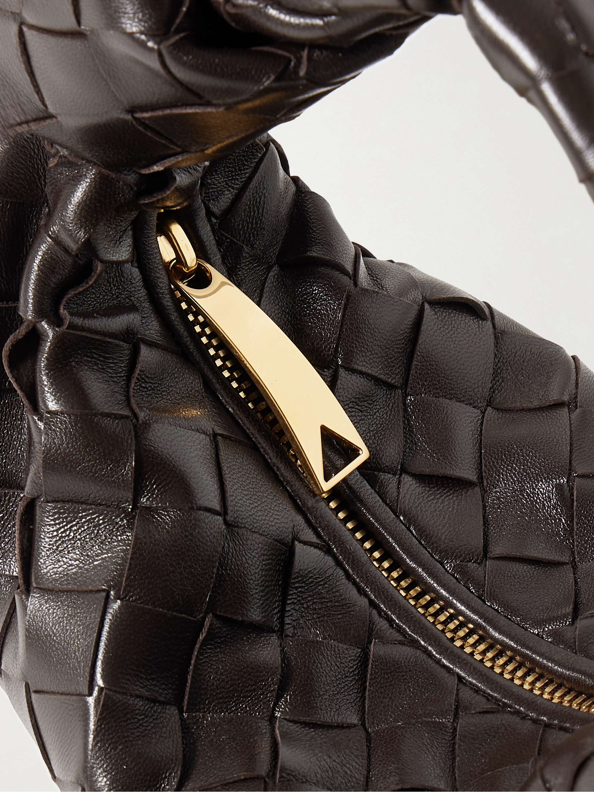 BOTTEGA VENETA Jodie mini knotted intrecciato leather tote
