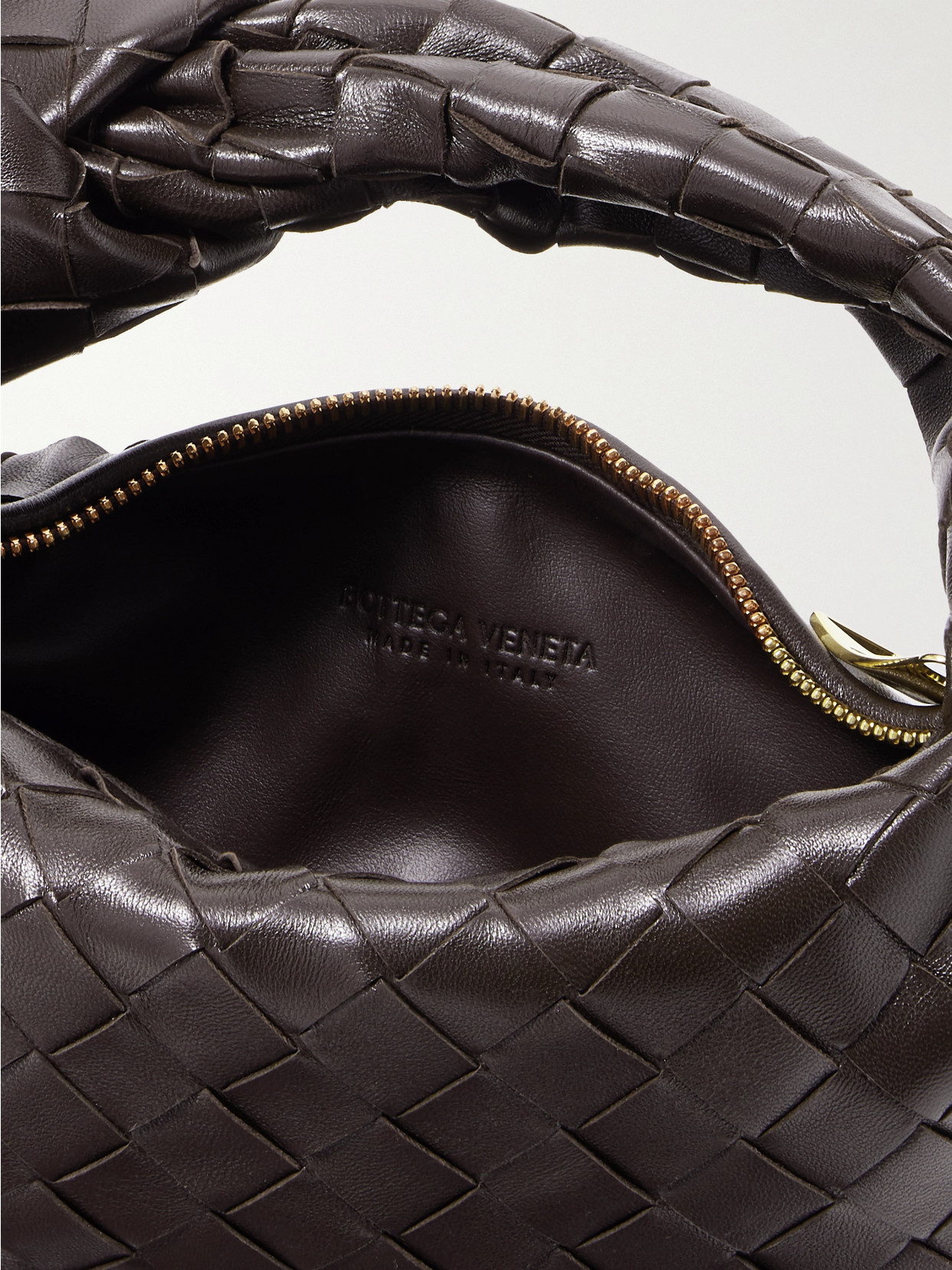 Jodie Mini Intrecciato Leather Tote