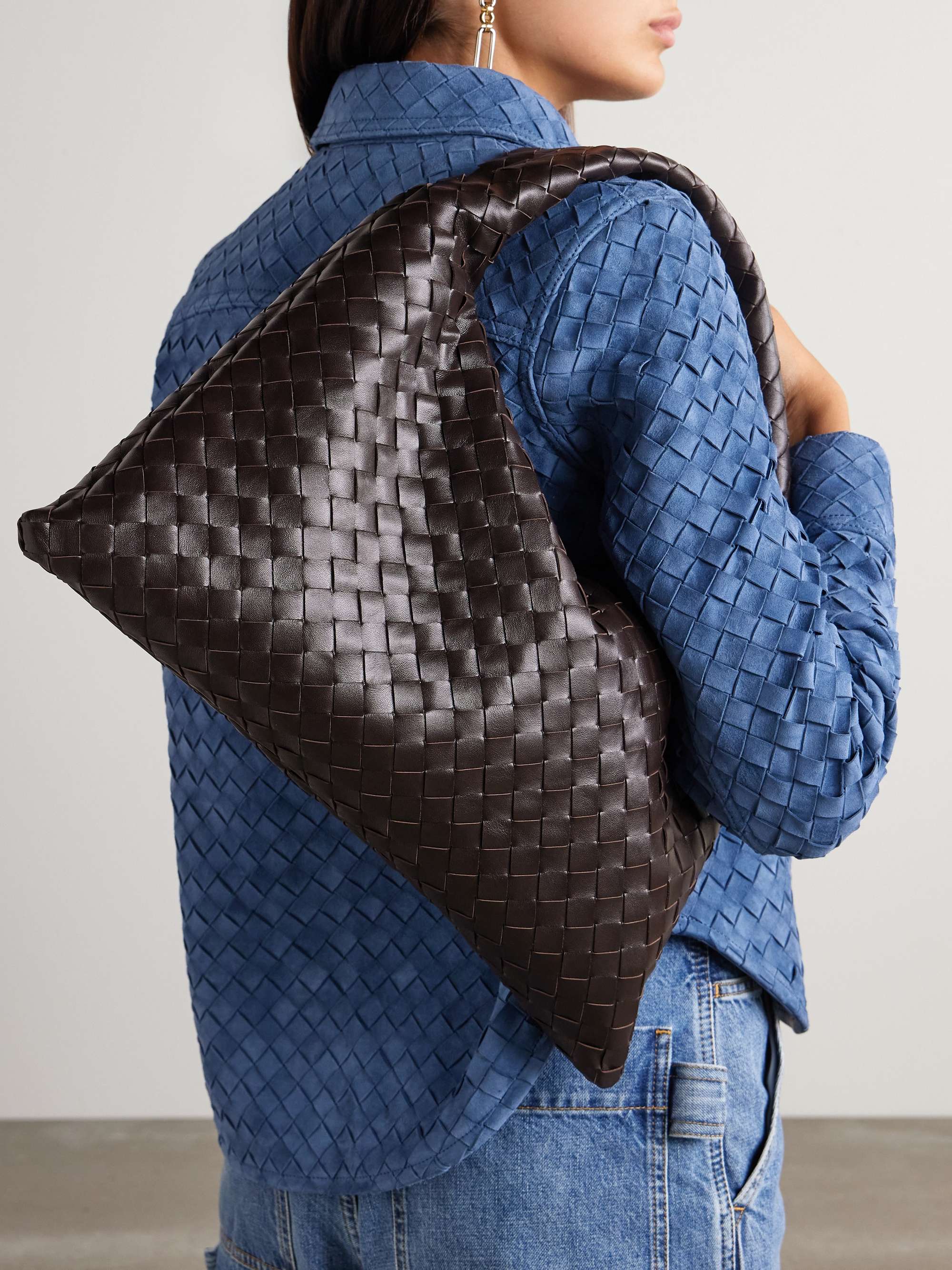 Bottega veneta intrecciato leather tote on sale