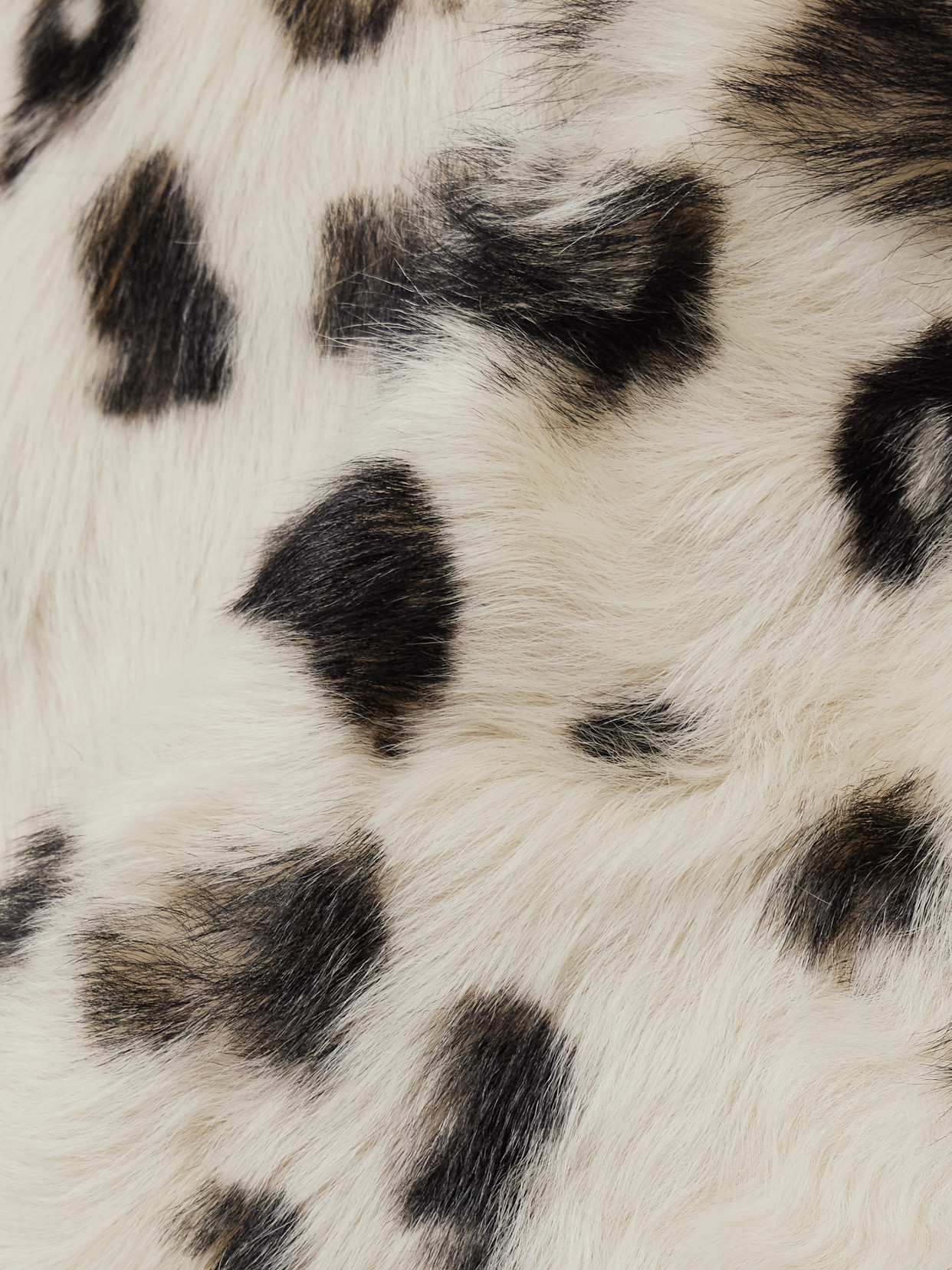 Dodo Bar Or Dot Printed Shearling Coat In White
