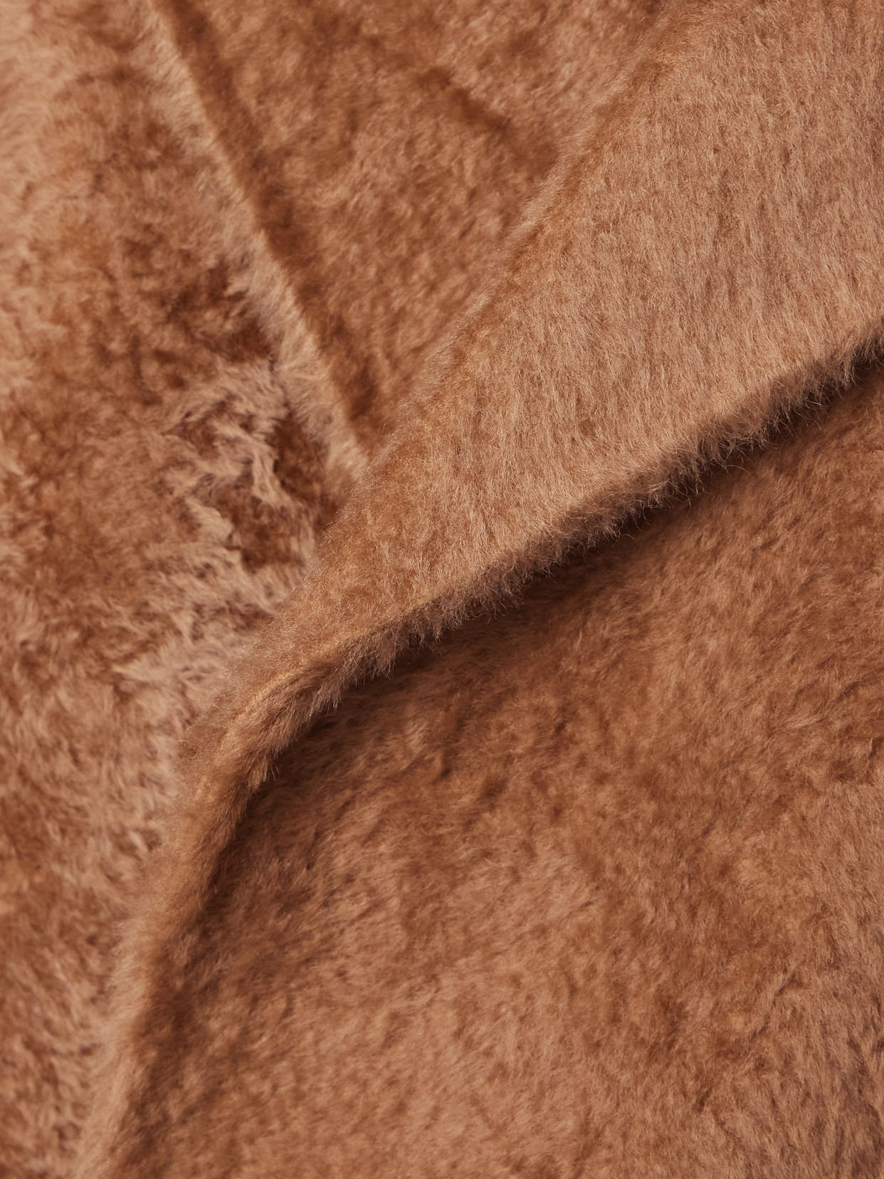Dodo Bar Or Belted Shearling Coat In Brown